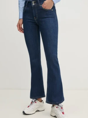 Pepe Jeans jeansy FLARE JEANS MW VENUS damskie medium waist PL204877EE2