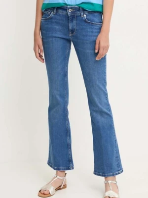 Pepe Jeans jeansy FLARE LW damskie high waist PL204736HV8