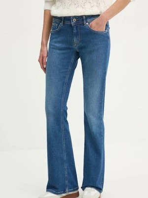 Pepe Jeans jeansy FLARE LW PIMLICO damskie high waist PL204736IA0