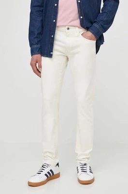 Pepe Jeans jeansy TAPERED JEANS męskie kolor beżowy PM207390WI5