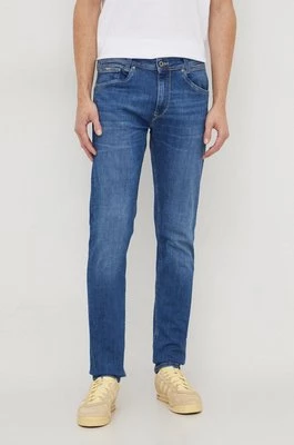 Pepe Jeans jeansy TAPERED JEANS męskie kolor niebieski PM207391HT5