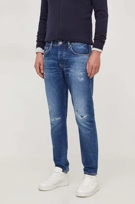 Pepe Jeans jeansy TAPERED JEANS męskie kolor niebieski PM207392RG9