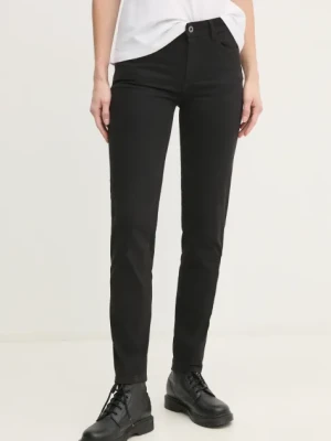 Pepe Jeans jeansy MID RISE SKINNY THELMA damskie kolor czarny PL211800