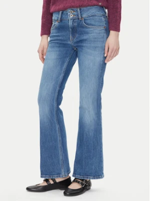 Pepe Jeans Jeansy PL204877 Niebieski Flare Fit