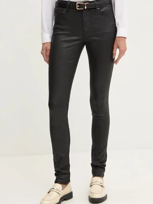 Pepe Jeans jeansy SKINNY JEANS MW damskie kolor czarny PL204728XM5