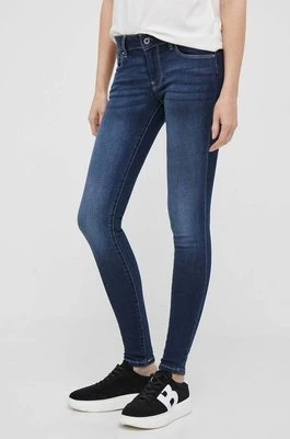 Pepe Jeans jeansy Soho damskie kolor granatowy