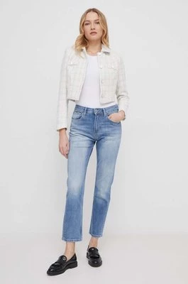 Pepe Jeans jeansy STRAIGHT JEANS HW damskie high waist PL204592MI7