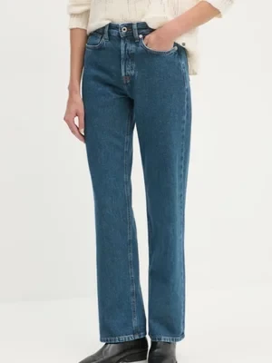 Pepe Jeans jeansy STRAIGHT JEANS HW ROBYN damskie high waist PL204901EF2