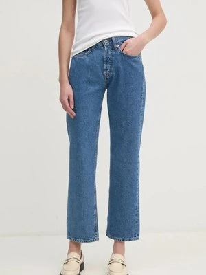 Pepe Jeans jeansy STRAIGHT JEANS HW ROBYN damskie high waist PL204901IB7