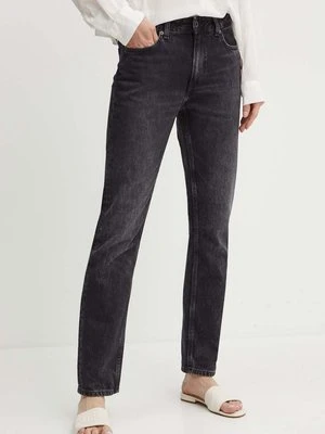 Pepe Jeans jeansy STRAIGHT JEANS MW damskie high waist PL204730XH7