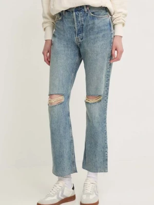 Pepe Jeans jeansy STRAIGHT JEANS UHW damskie high waist PL204593MS0