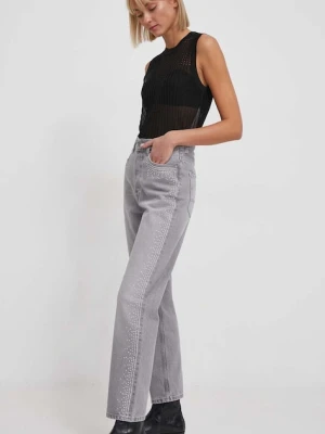 Pepe Jeans jeansy STRAIGHT JEANS UHW SPARKLE