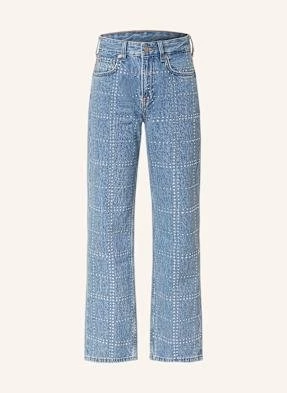 Pepe Jeans Jeansy Straight Z Ozdobnymi Kamykami blau