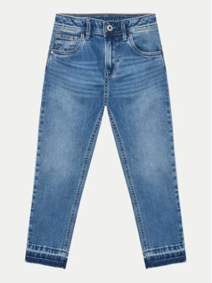 Pepe Jeans Jeansy Tapered Jeans Hw Jr PG201678 Niebieski Regular Fit