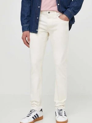 Pepe Jeans jeansy TAPERED JEANS męskie kolor beżowy PM207390WI5