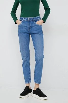 Pepe Jeans jeansy VIOLET damskie high waist PL204176VS3.000