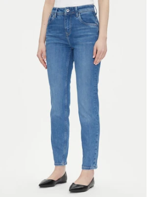 Pepe Jeans Jeansy Violet PL204176 Niebieski Mom Fit