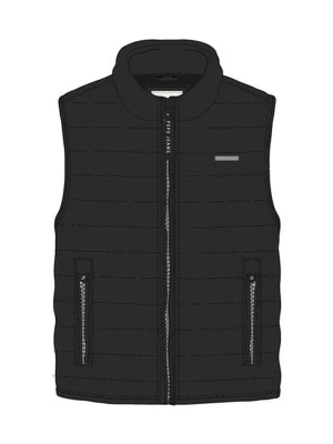 Pepe Jeans Kamizelka pikowana "Toby" w kolorze czarnym rozmiar: XXL