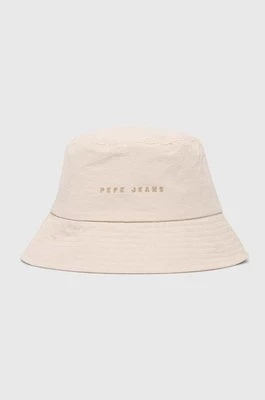 Pepe Jeans kapelusz kolor beżowy