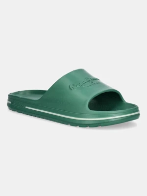 Pepe Jeans klapki BEACH SLIDE M męskie kolor zielony PMS70159