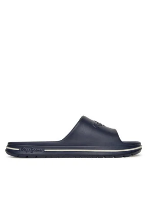 Pepe Jeans Klapki Beach Slide M PMS70159 Granatowy