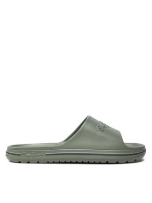 Pepe Jeans Klapki Beach Slide M PMS70159 Zielony