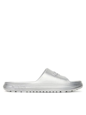Pepe Jeans Klapki Beach Slidemet PLS70165 Srebrny