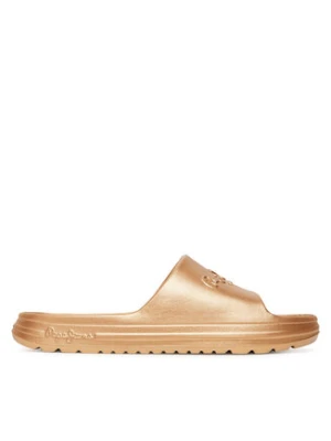 Pepe Jeans Klapki Beach Slidemet PLS70165 Złoty