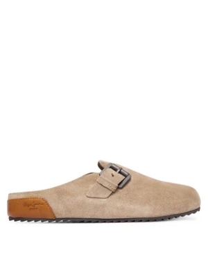 Pepe Jeans Klapki Corby Clog W PLS900001 Beżowy