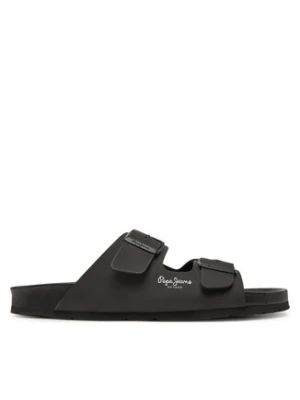 Pepe Jeans Klapki PMS90101 Czarny