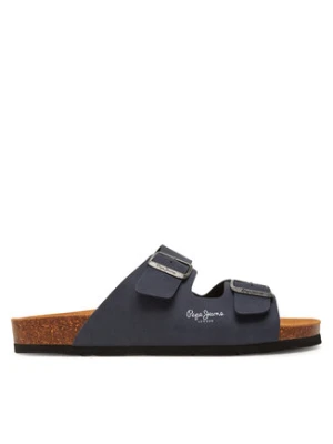 Pepe Jeans Klapki PMS90110 Granatowy