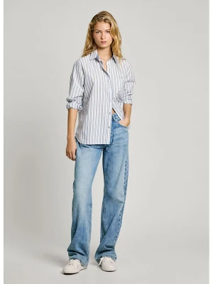 Pepe Jeans Koszula "Clever" w kolorze błękitno-białym rozmiar: XS