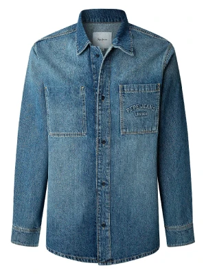 Pepe Jeans Koszula dżinsowa w kolorze niebieskim rozmiar: L