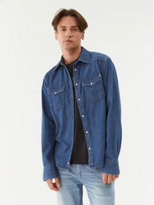 Pepe Jeans Koszula jeansowa Carson PM307489 Niebieski Regular Fit