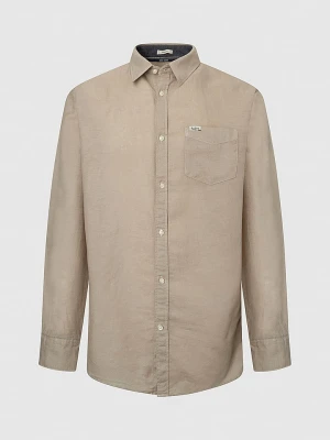 Pepe Jeans Koszula - Regular fit - w kolorze beżowym rozmiar: L
