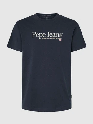 Pepe Jeans Koszulka "Albert" w kolorze granatowym rozmiar: L