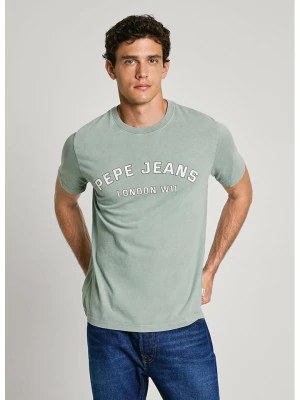 Pepe Jeans Koszulka "Aldridge" w kolorze zielonym rozmiar: M