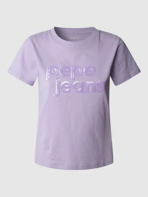 Pepe Jeans Koszulka "Aria" w kolorze lawendowym rozmiar: XL