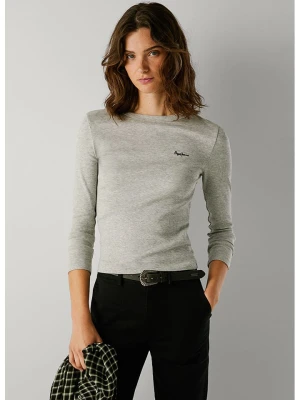 Pepe Jeans Koszulka "Betina" w kolorze jasnoszarym rozmiar: M