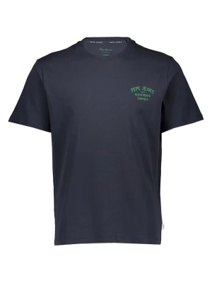 Pepe Jeans Koszulka "Cave" w kolorze granatowym rozmiar: M