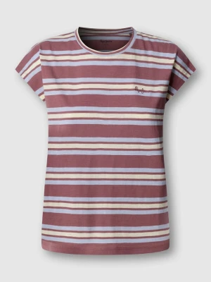 Pepe Jeans Koszulka "Charlot" w kolorze bordowym rozmiar: M