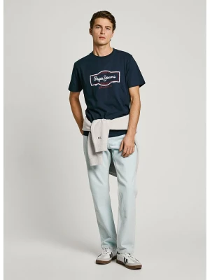 Pepe Jeans Koszulka "Daxton" w kolorze granatowym rozmiar: M