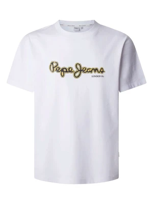 Pepe Jeans Koszulka "Dorian" w kolorze białym rozmiar: S