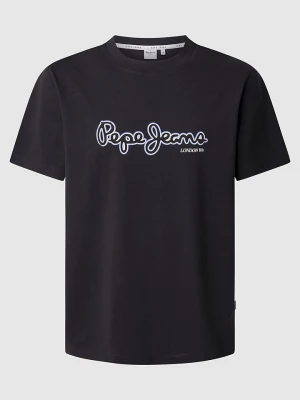 Pepe Jeans Koszulka "Dorian" w kolorze czarnym rozmiar: XS