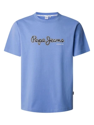 Pepe Jeans Koszulka "Dorian" w kolorze niebieskim rozmiar: S