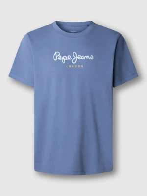Pepe Jeans Koszulka "Eggo" w kolorze niebieskim rozmiar: L