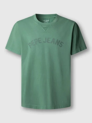 Pepe Jeans Koszulka "Gio" w kolorze zielonym rozmiar: M