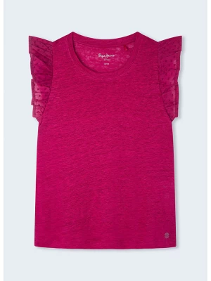 Pepe Jeans Koszulka "Itzel" w kolorze fuksji rozmiar: 164