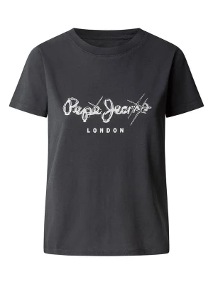 Pepe Jeans Koszulka "Leticia" w kolorze czarnym rozmiar: M