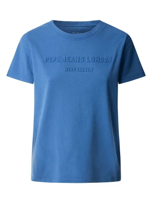 Pepe Jeans Koszulka "Loretta" w kolorze niebieskim rozmiar: L